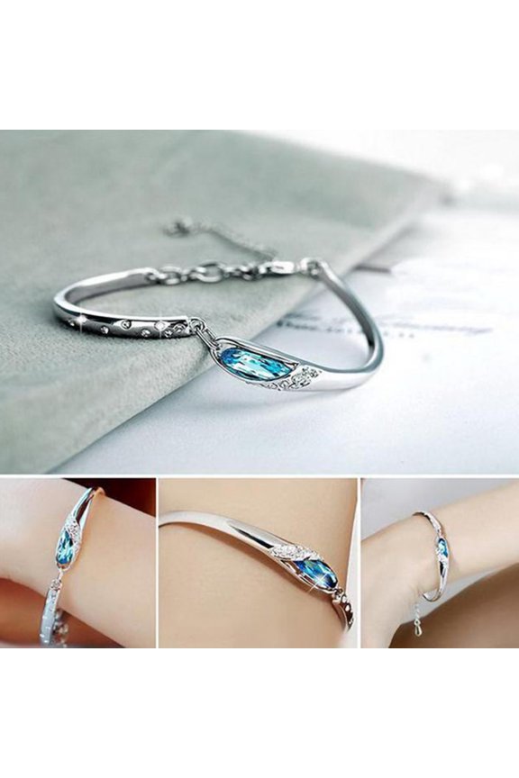 Bracelet Elegant Skin-friendly Rhinestone Fashion Bracelet A
