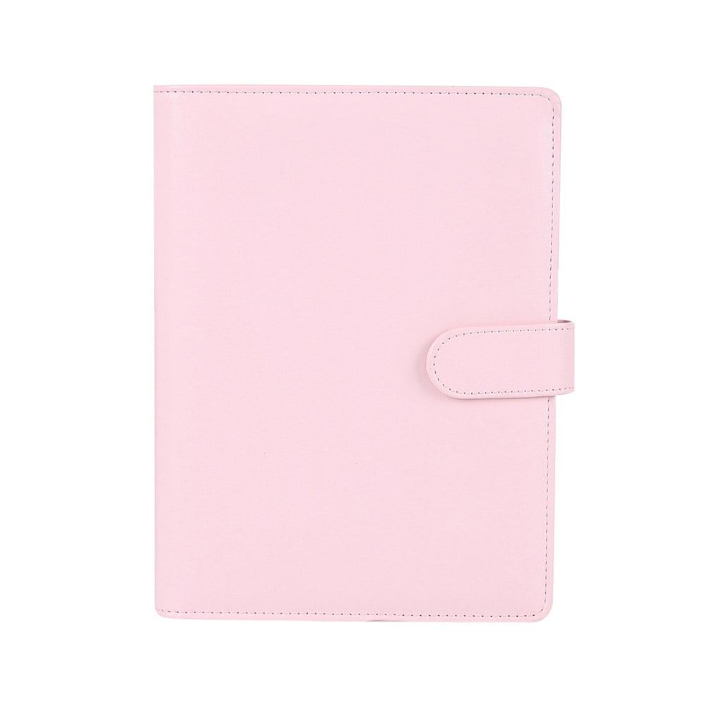 Opolski Button Snap On Notebook Journal Agenda Planner Book Diary Faux Leather Cover