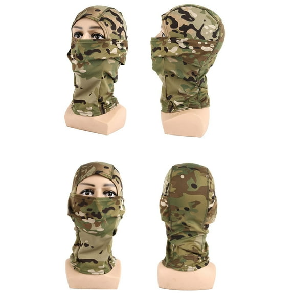 Opolski Camouflage Outdoor Cycling Hunting Hood Balaclava Head Face Cover Jungle