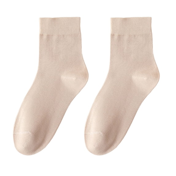 Opolski Comfortable Socks 1 Pair Unisex Mid-tube Cotton Socks Breathable Soft Sweat-absorbing Sports Socks