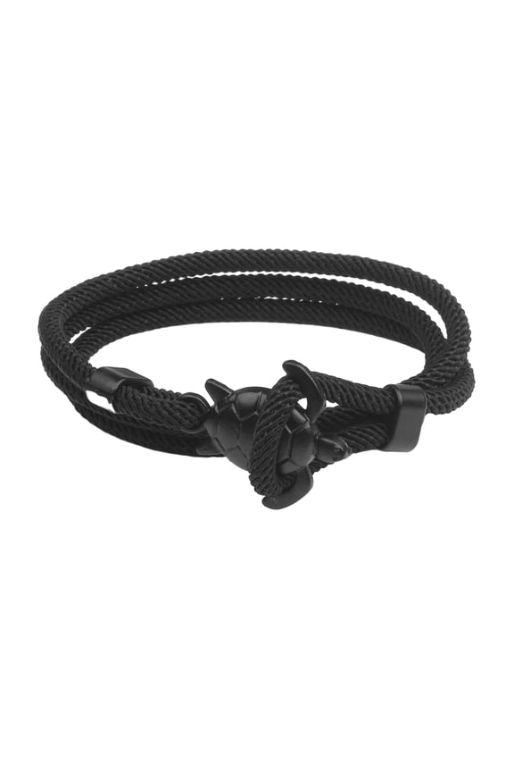 Couple Bracelet 3 Layers Handmade Long Braided Rope Multi-colors Gift Soft Sea Turtle Charm Bracelet