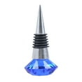 thumbnail image 1 of Opolski Crystal Metal Silicone Leakproof Reusable Wine Stopper Bottle Sealer Cork Plug, 1 of 8