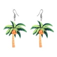 thumbnail image 1 of Opolski Cute Women Peach Grape Banana Fruit Dangle Hook Earrings Summer Jewelry Gift, 1 of 8