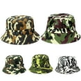 thumbnail image 1 of Opolski Fashion Camouflage Sun Block Bucket Hat Outdoor Breathable Hiking Fishing Cap, 1 of 7