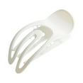 thumbnail image 1 of Opolski Hair Claw Clip Women Hair Claw Solid Color Anti-slip Teeth Hair Clip Strong Grip Back Head Hair Claw Shower Hair Clamp Hair Styling Tool Hair White, 1 of 8