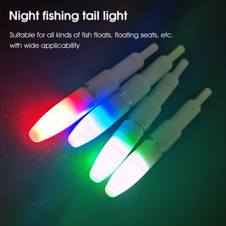Parliky Luminous Fishing Floats Fishing Bobber Glow Sticks Night Fishing  Floats floaties Fishing Glow floaters