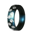 thumbnail image 1 of Opolski Men Women Cute Animal Paw Print Titanium Steel Finger Ring Jewelry Birthday Gift, 1 of 7