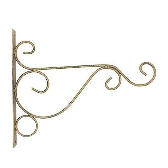 Opolski Metal Iron Wall Hanging Bracket Art Plant Holder Hanger Hook Home Garden Decor