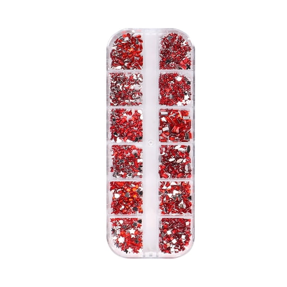 Opolski Nail Sequins Different Shape Design Decorative Glass Creative Nail Decor Rhinestone for Women