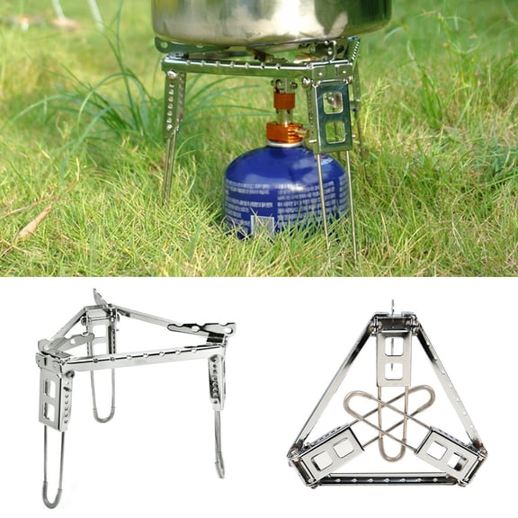 Opolski Outdoor Camping Hiking Alcohol Stove Rack Ultralight Folding Pot Burner Stand
