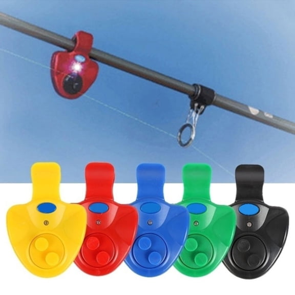 Opolski Outdoor Electronic Night Fishing Indicator LED Light Fish Bite Alarm Sound Alert