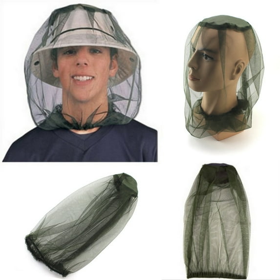 Opolski Outdoor Fishing Camping Anti Mosquito Fly Insect Face Cover Mesh Net