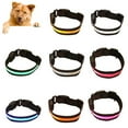 thumbnail image 1 of Opolski Pet Dog Puppy Nylon Glow in the Dark Collar LED Light Soft Adjustable Neck Strap, 1 of 7