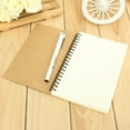 thumbnail image 1 of Opolski Retro Kraft Spiral Binding Blank Graffiti Sketchbook Notebook Graduation Gift, 1 of 8
