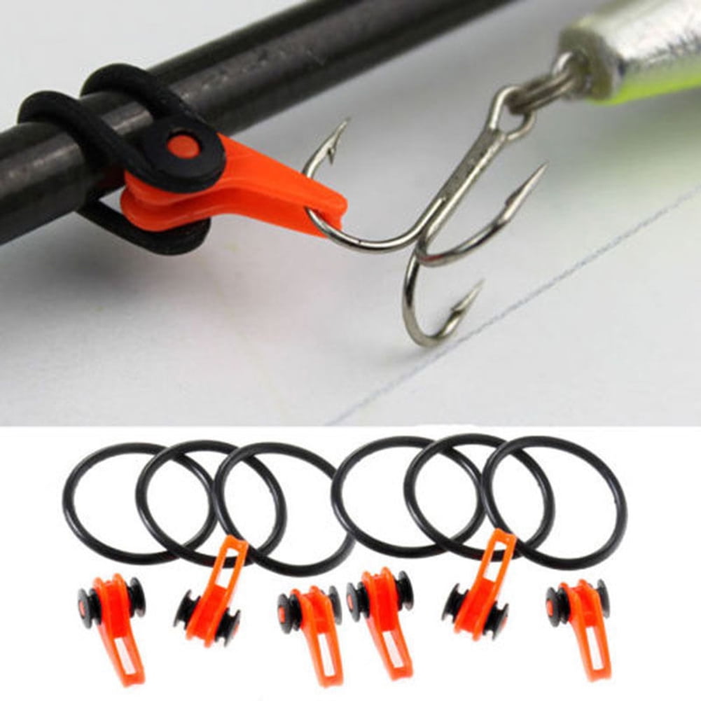 fishing rod hook holder 2 Pack of STOW by FinMan, Keeper Classically styled stainless steel hook keepers are a proven standard for holding your hook or jig in place while not fishing. Fishing Rod Hook Holders (Pack