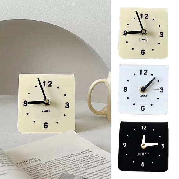 Opolski Sleek Minimalist Digital Clock with Large Display, Durable Plastic Design, Battery Operated for Living Room, Bedroom, Office Decor (AA Battery Not Included)