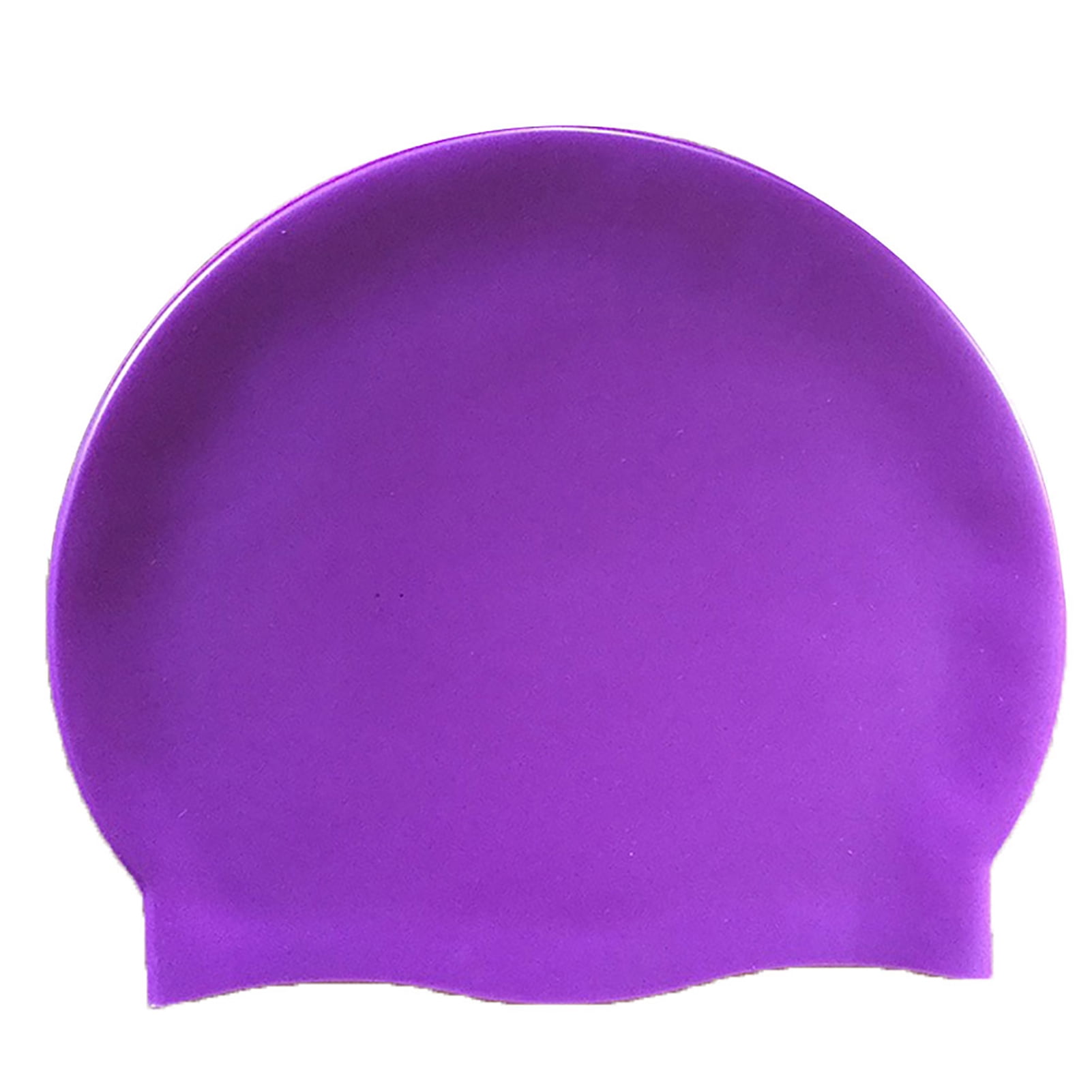 Opolski Swim Cap Elastic Put on Easily Silicone Silicone Swimcap Long