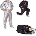 thumbnail image 1 of Opolski Unisex Sweat Sauna Exercise Gym Fitness Weight Loss Suit Top Pants Clothes Set, 1 of 6
