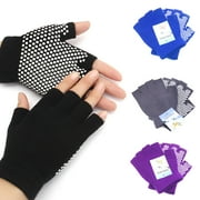 Opolski Women Breathable Anti-slip Outdoor Gym Sports Yoga Exercise Half Finger Gloves