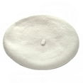 thumbnail image 1 of Opolski Women Classic Wool Felt Warm French Beret Hat Beanie Pure Color Sweet Mini Cap, 1 of 7