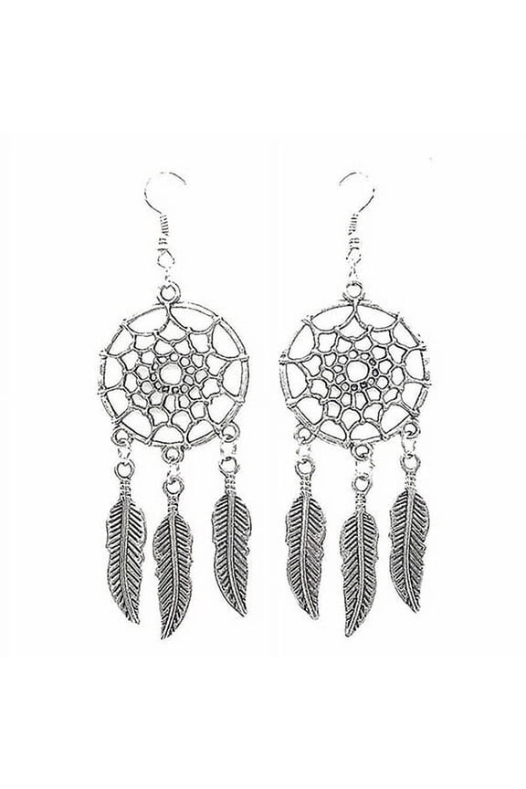 Women Fashion Bohemian Dream Catcher Drop Dangle Earring Christmas Gift Jewelry