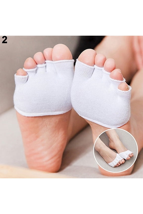 Women's Breathable Five Toe Separator Heelless Yoga Sandal Invisible Socks