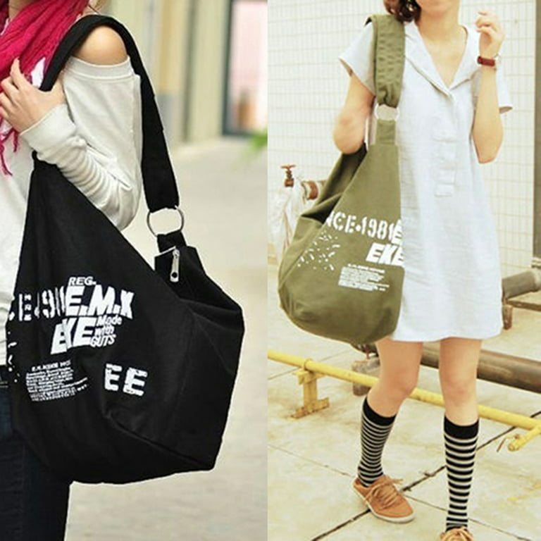 New arrive 2023 simple student canvas bag men Korean style casual
