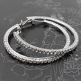 thumbnail image 1 of Opolski Women's Luxury Party Crystal Rhinestone Earring Hoop Ear Ring Jewelry Charms, 1 of 6