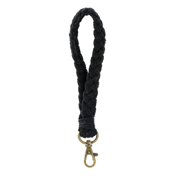 Opolski Wrist Key chain Bracelet Cotton Rope Yarn Lanyard with Lobster Clasp Lightweight Soft Stylish Key Holder Accessory