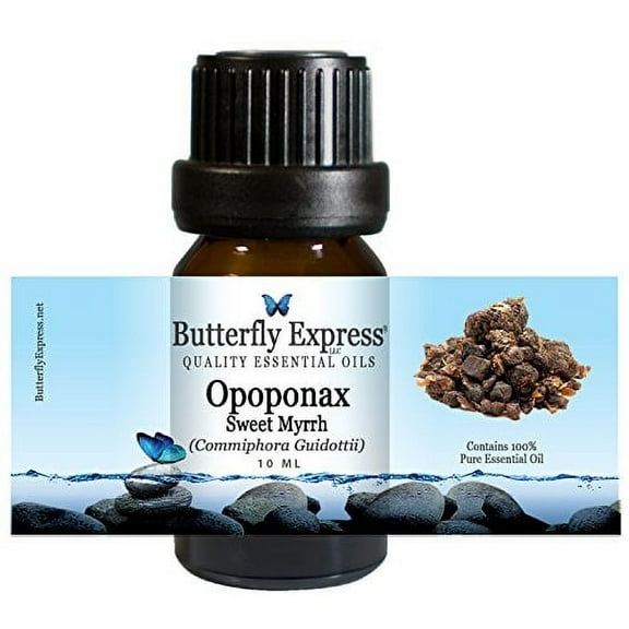 Opoponax Sweet Myrrh Essential Oil 10ml - 100% Pure - by Butterfly Express