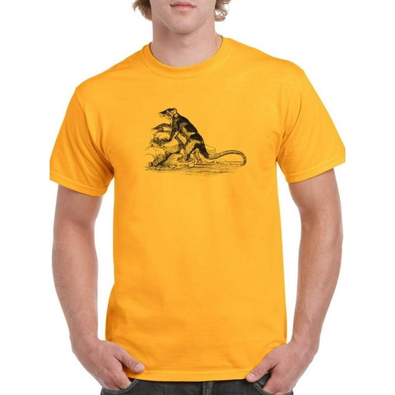 Opossum And Rocks T-Shirt Men -Image by Shutterstock, Male x-Large