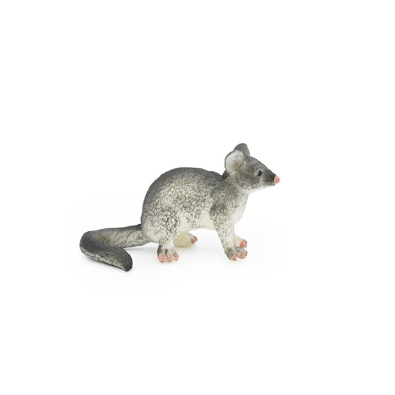 Opossum, Possum, Marsupial, Very Realistic Rubber Figure, Model, Educational, Animal, Hand Painted Figurines, 2.5" CH065 BB79