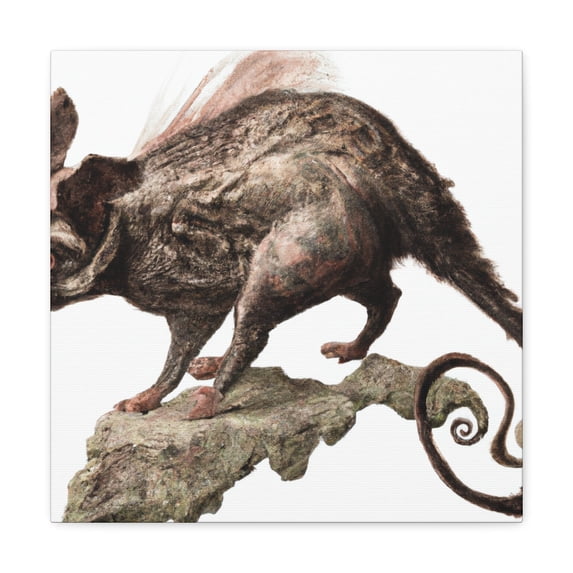 "Opossum in Splendor" - Canvas