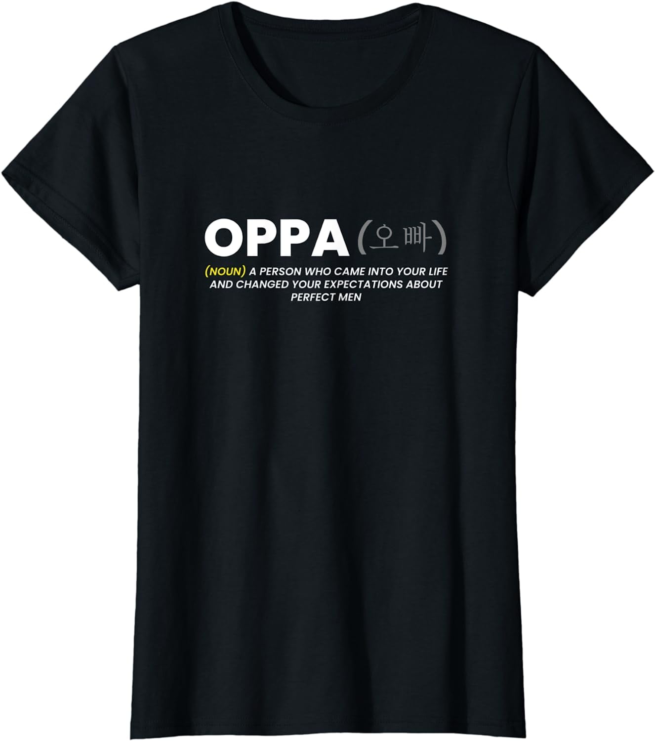 Oppa Korean Definition K Drama Cool Design T Shirt Walmart