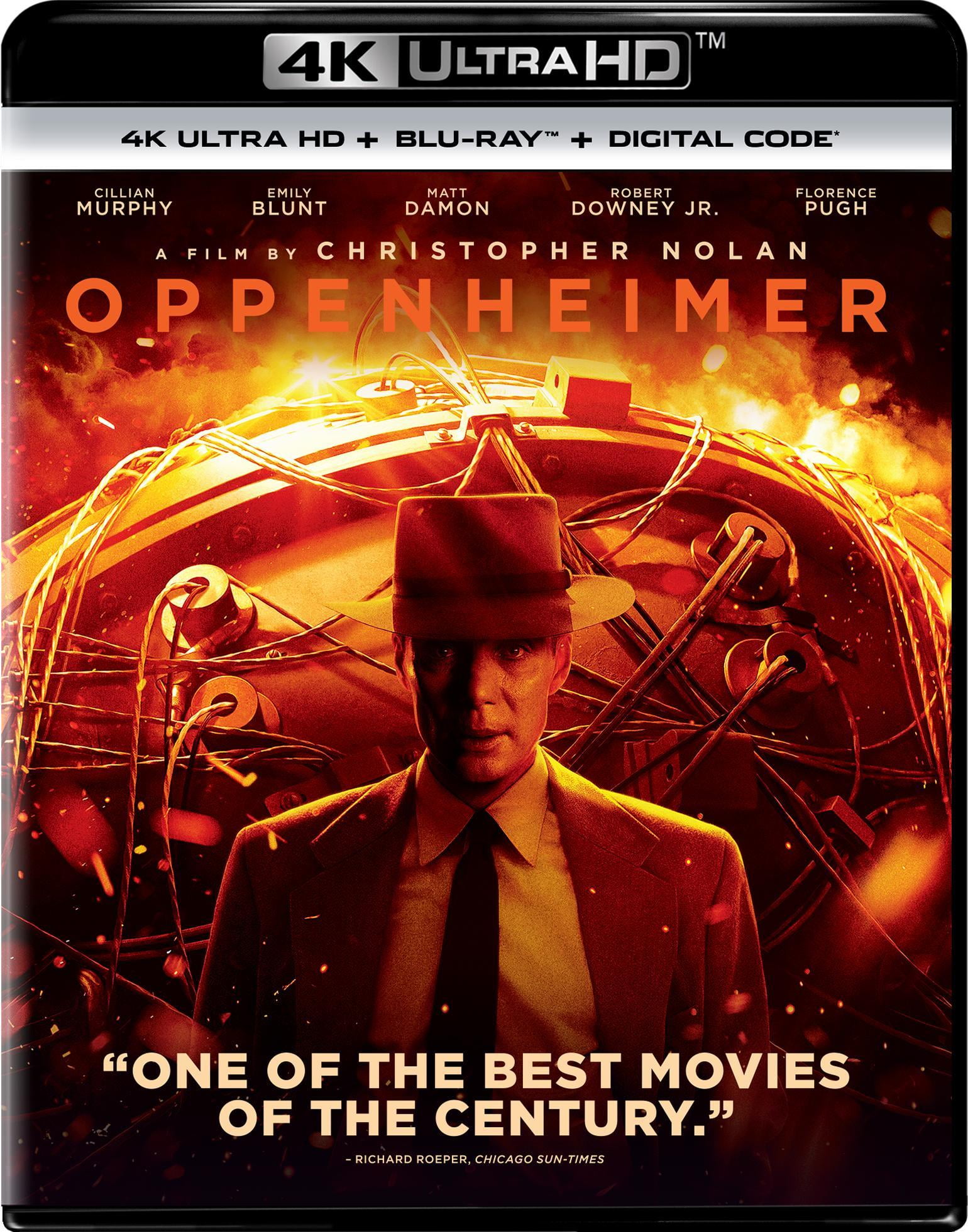 Universal Studios' Oppenheimer (4K Ultra HD + Blu-ray +