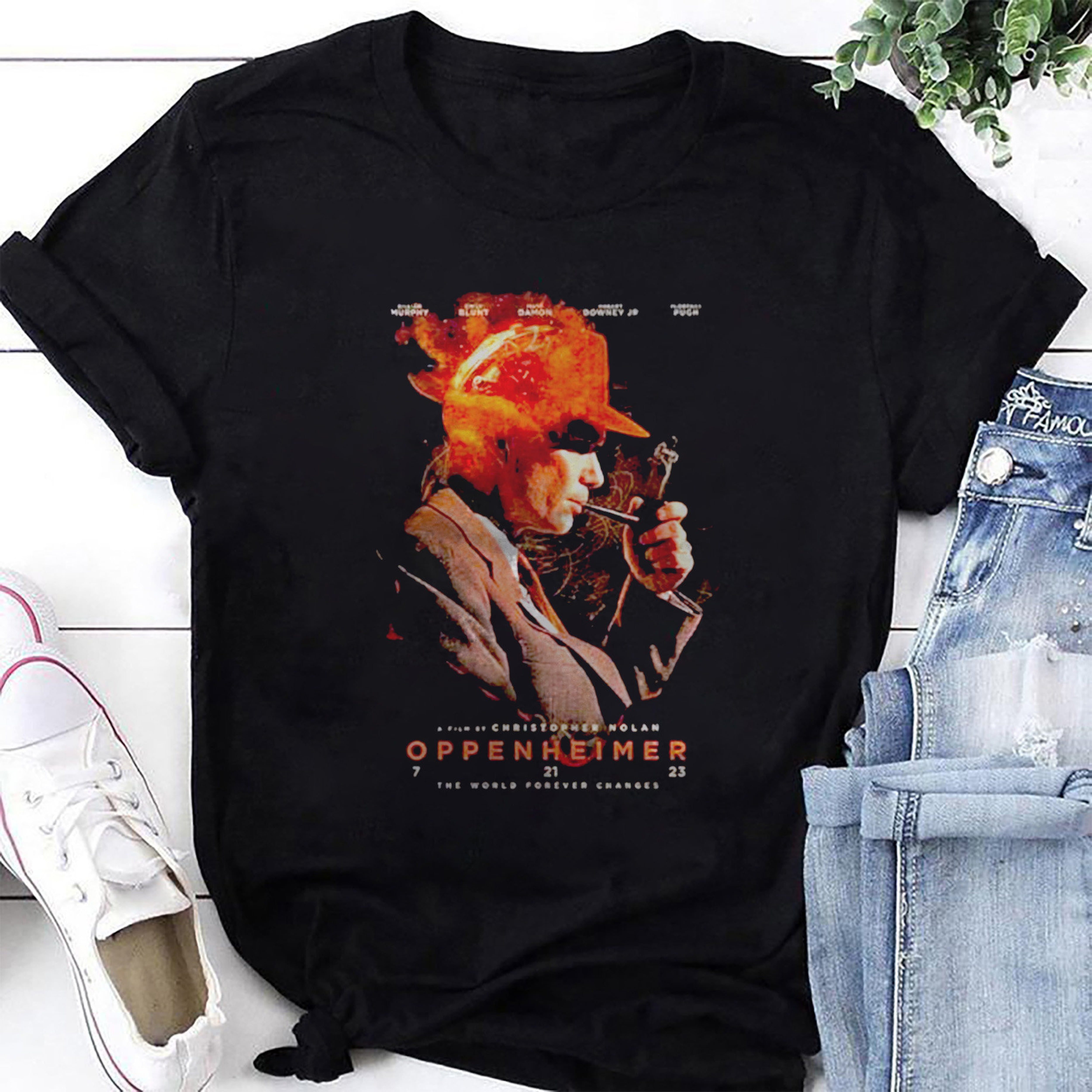 Oppenheimer By Christopher Nolan The World Forever Changes TShirt