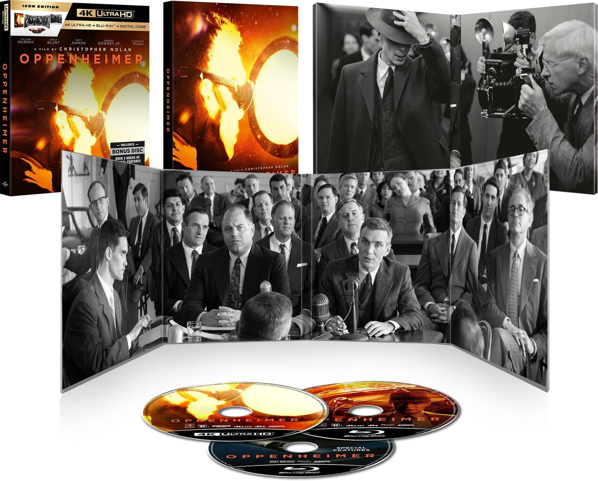 Oppenheimer (Icon Edition) (Walmart Exclusive) (4K UHD + Blu-ray + Digital  Copy)