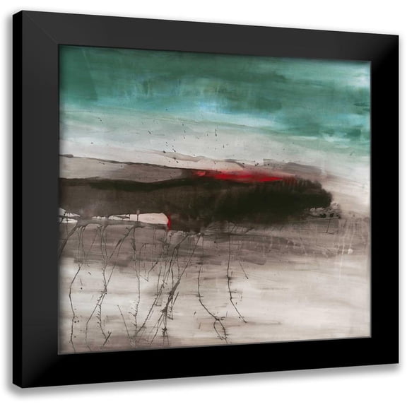 Oppenheimer, Michelle 12x12 Black Modern Framed Museum Art Print Titled - Rupture II