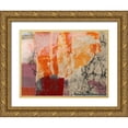 thumbnail image 1 of Oppenheimer, Michelle 14x12 Gold Ornate Wood Framed with Double Matting Museum Art Print Titled - Montage II, 1 of 4