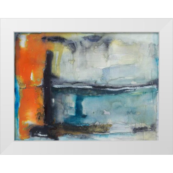 Oppenheimer, Michelle 14x12 White Modern Wood Framed Museum Art Print Titled - Surge
