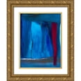 thumbnail image 1 of Oppenheimer, Michelle 25x32 Gold Ornate Wood Framed with Double Matting Museum Art Print Titled - Subterranean, 1 of 4