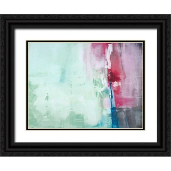 Oppenheimer, Michelle 32x25 Black Ornate Wood Framed with Double Matting Museum Art Print Titled - Harmony