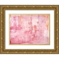 thumbnail image 1 of Oppenheimer, Michelle 32x25 Gold Ornate Wood Framed with Double Matting Museum Art Print Titled - Pink Mirrors, 1 of 4