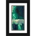thumbnail image 1 of Oppenheimer, Michelle 9x14 Black Ornate Wood Framed with Double Matting Museum Art Print Titled - Emerald Flight, 1 of 4