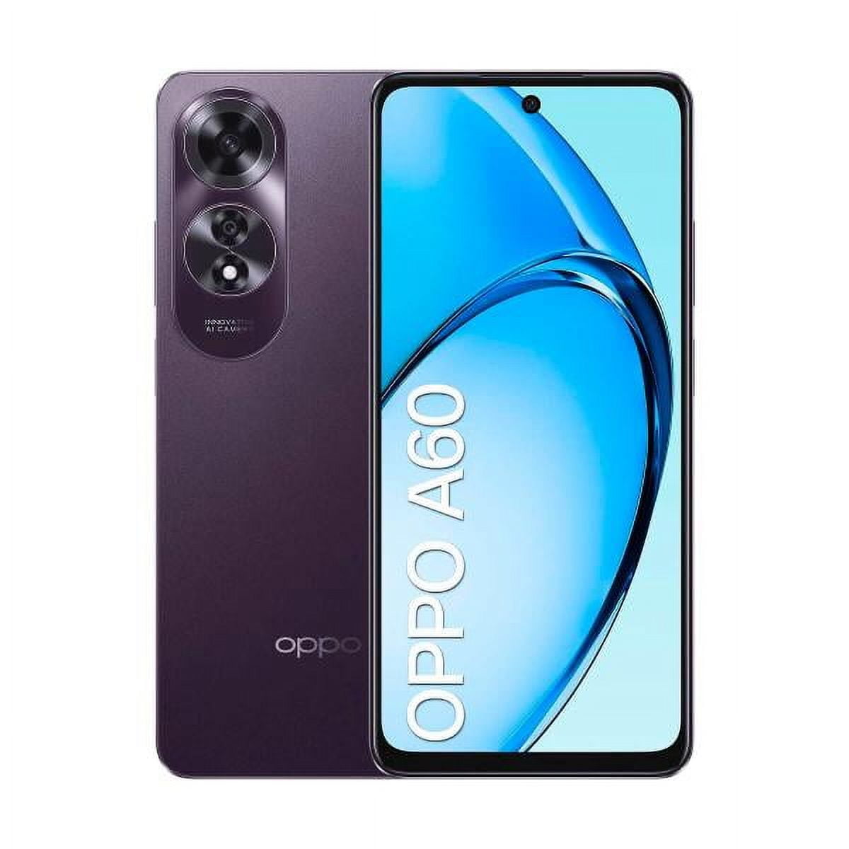 Oppo A60 256GB Smartphone (Unlocked), Midnight Purple Oppo A60 256GB Smartphone (Unlocked), Midnight Purple