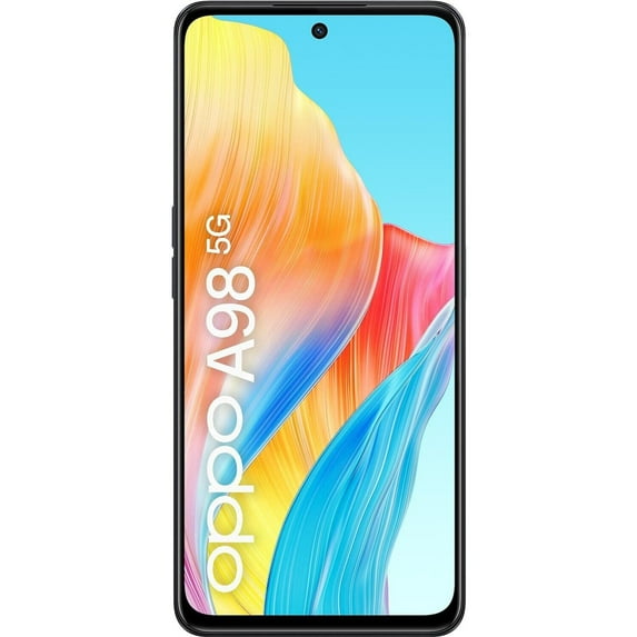 Oppo A98 DUAL SIM 256GB ROM + 8GB RAM (GSM Only | No CDMA) Factory Unlocked 5G Smartphone (Cool Black) - International Version