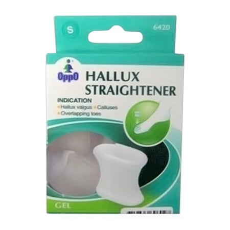 Oppo Hallux Toe Straightners And Spreaders Gel, Medium - 2 Ea, 2 Pack