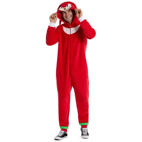 OppoSuits Adults' Onesies Knuckles Onesie - M Red