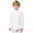 thumbnail image 1 of OppoSuits Boys' Shirts SHIRT LS White Knight Boys - US 4Y White, 1 of 1