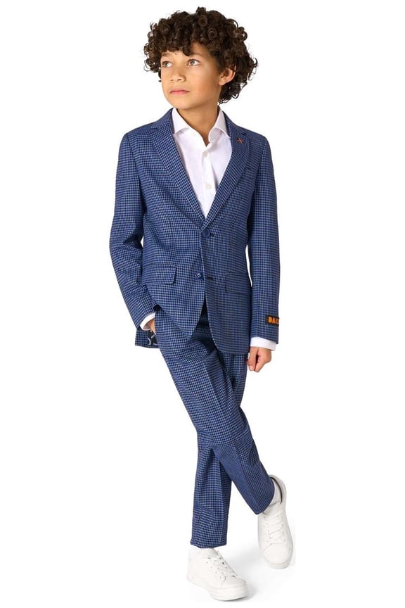 Boys' Suits BOYS Daily Checked Navy - US 8Y Multicolor